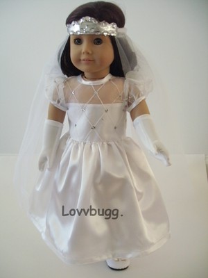 American Girl Doll Clothes Communion Dress
